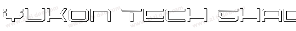 Yukon Tech Shadow字体转换